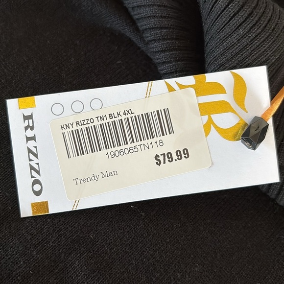 Men’s NWT  Rizzo Sz 4XL Turtleneck Buttery Soft Sweater - Picture 4 of 7